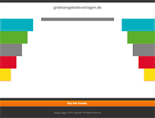 Tablet Screenshot of gratisangebotsvorlagen.de